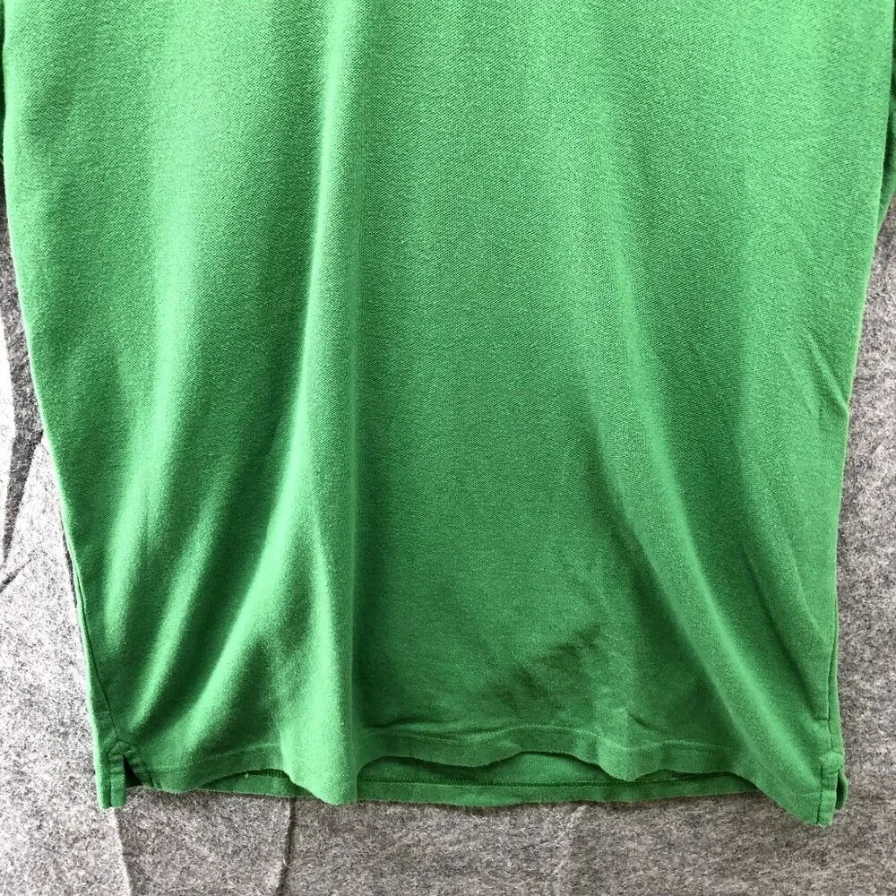 Banana Republic‎ Polo Shirt Mens Large L Short Sleeve Green Cotton